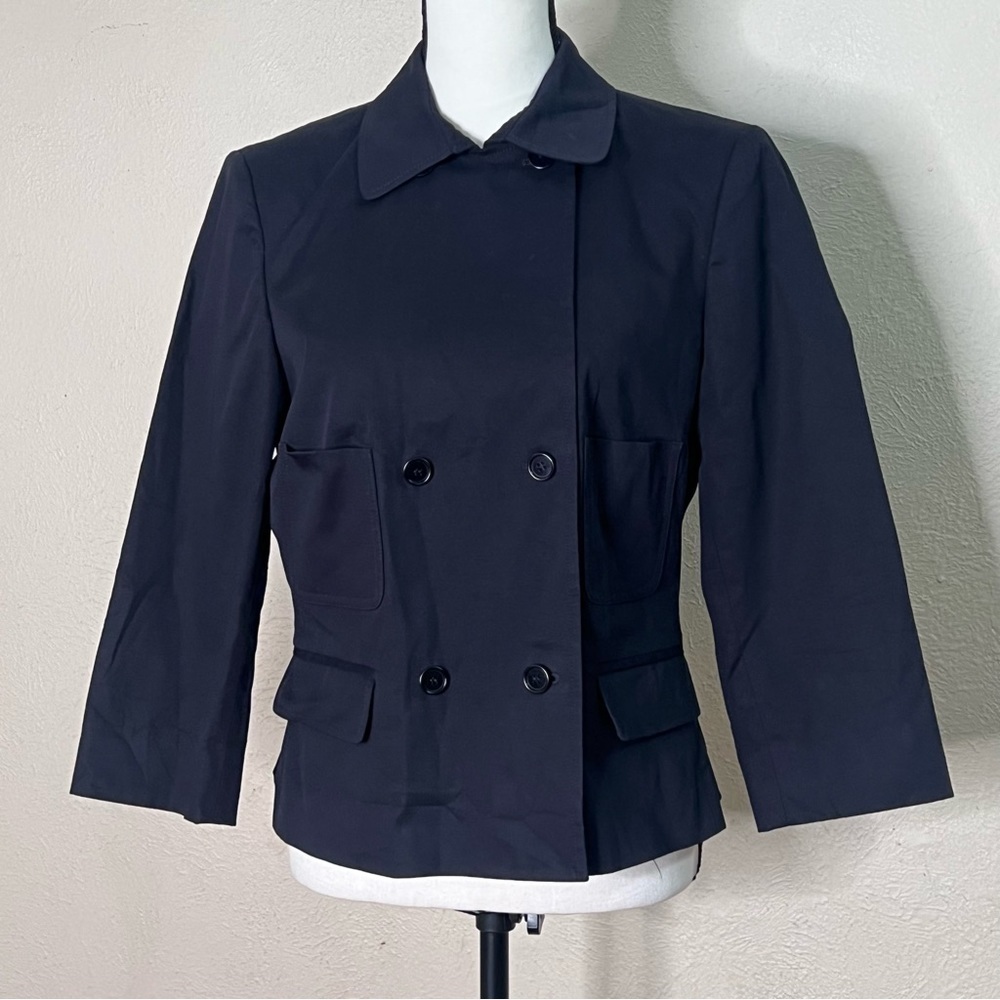 Calvin Klein navy blue cotton jacket